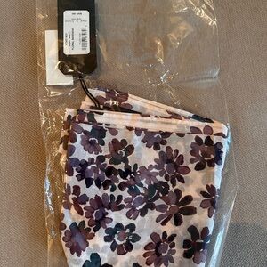 rag & bone Ivory Floral Neck Scarf/Bandana NWT